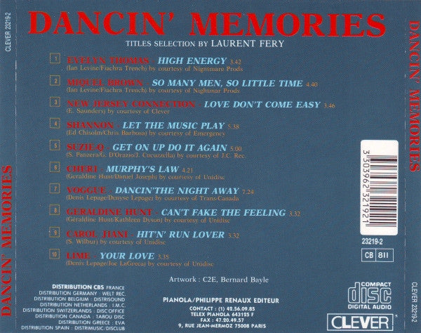 Various : Dancin' Memories (CD, Comp)