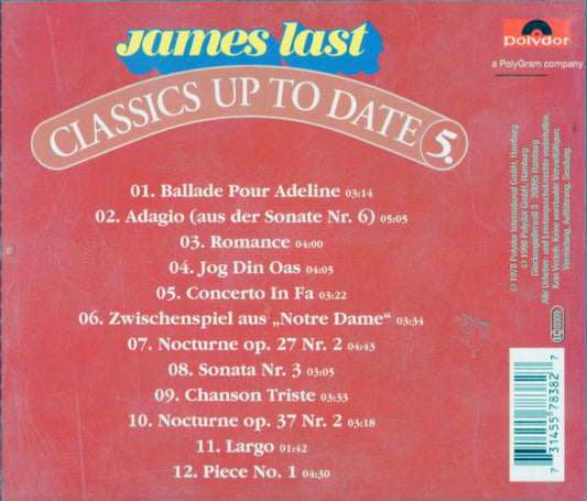 James Last : Classics Up To Date 5 (CD, Album, RE, RM)