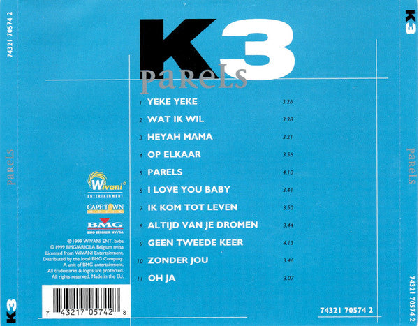 K3 : Parels (CD, Album)