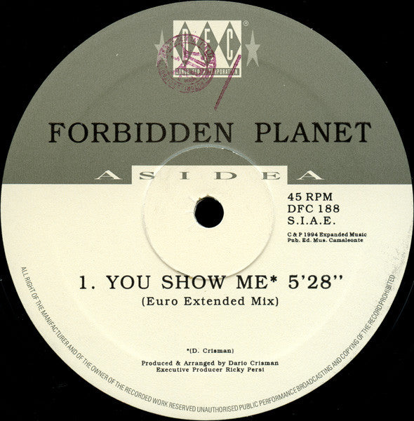 Forbidden Planet (3) : You Show Me (12")