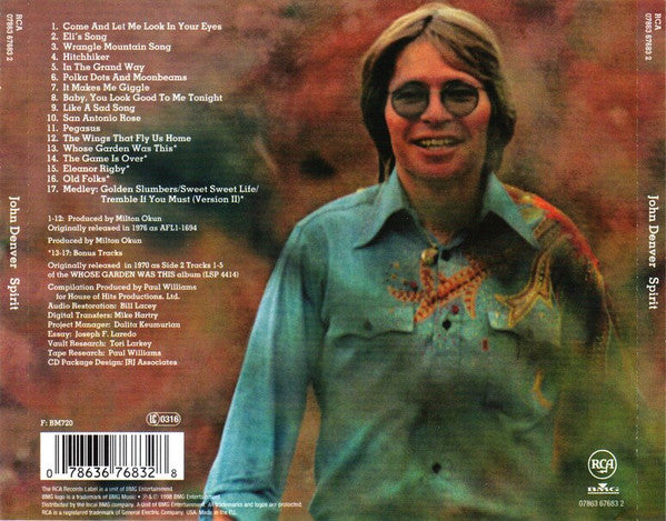 John Denver : Spirit (CD, Album)