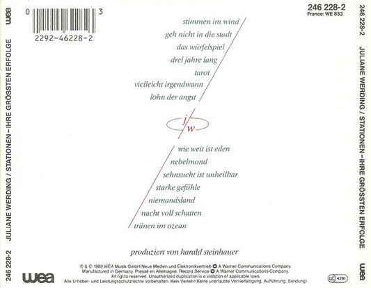 Juliane Werding : Stationen - Ihre Größten Erfolge (CD, Comp)