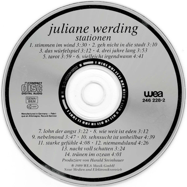 Juliane Werding : Stationen - Ihre Größten Erfolge (CD, Comp)
