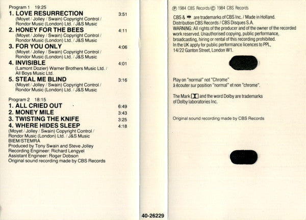 Alison Moyet : Alf (Cass, Album)