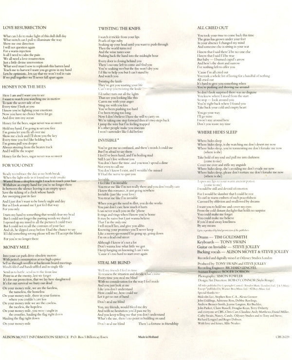 Alison Moyet : Alf (Cass, Album)