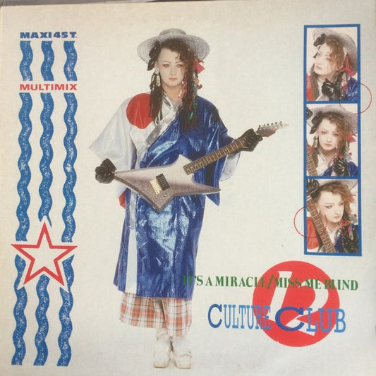 Culture Club : It's A Miracle / Miss Me Blind (12", Maxi)
