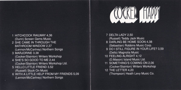 Joe Cocker : Cocker Happy (CD, Comp)