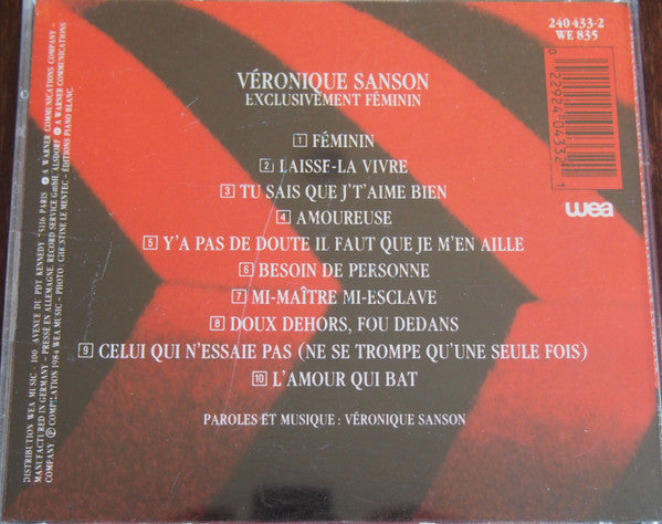 Véronique Sanson : Exclusivement Féminin (CD, Comp)