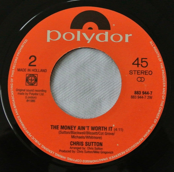 Chris Sutton : Prince Of Justice (7", Single)