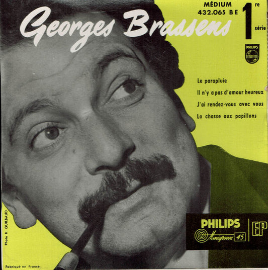 Georges Brassens : 1re Série - Le Parapluie (7", EP, RE)