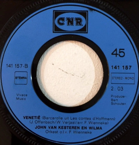 John van Kesteren & Wilma : Schenkt Man Sich Rosen In Tirol (7", Single)