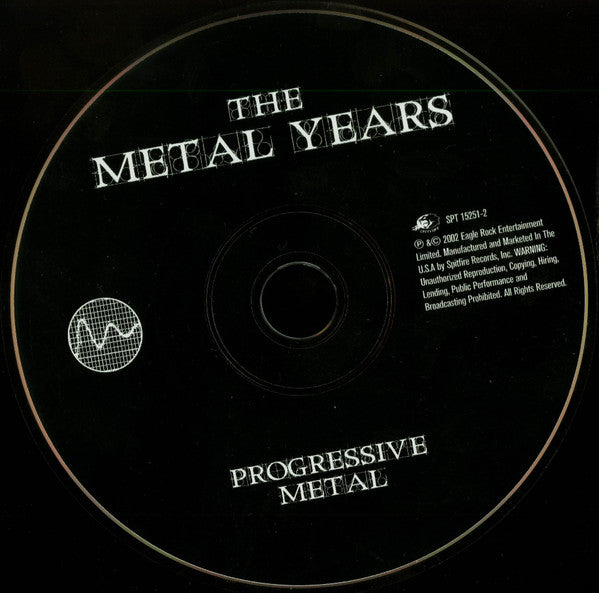 Various : The Metal Years - Progressive Metal (CD, Comp)