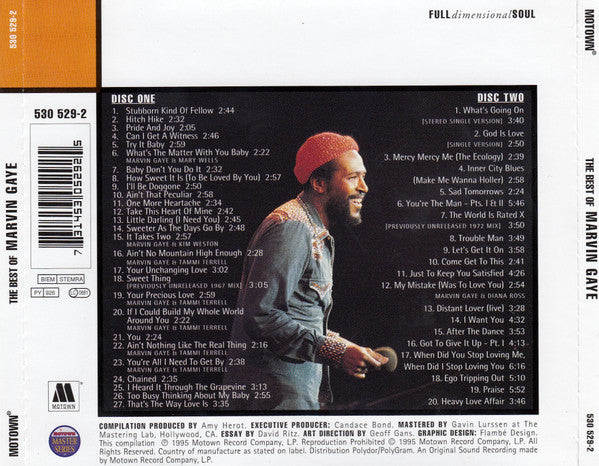 Marvin Gaye : The Best Of Marvin Gaye (2xCD, Comp, RP)