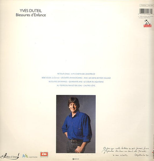 Yves Duteil : Blessures D'Enfance (LP, Album)