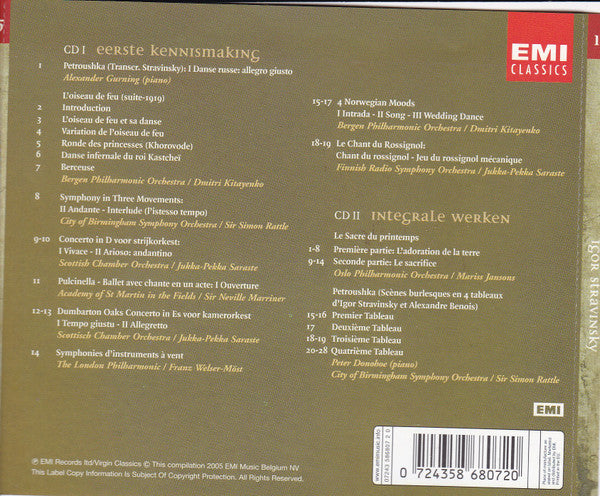 Igor Stravinsky : Igor Stravinsky (2xCD, Comp)