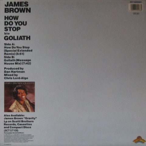 James Brown : How Do You Stop (12", Maxi)