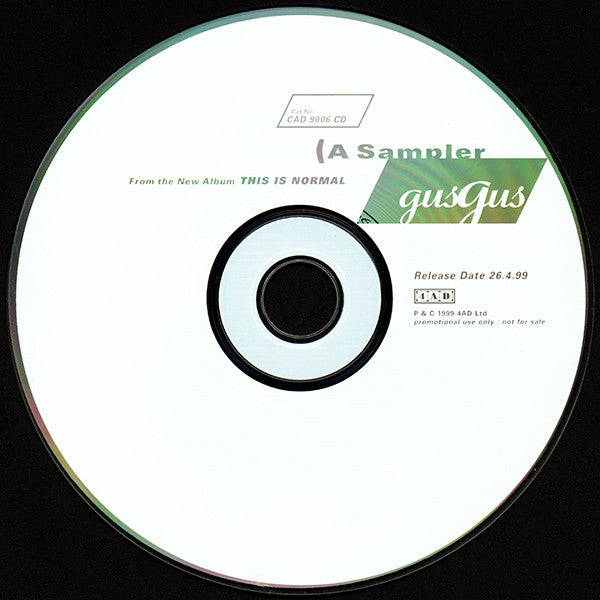 GusGus : A Sampler (CD, Promo, Smplr)