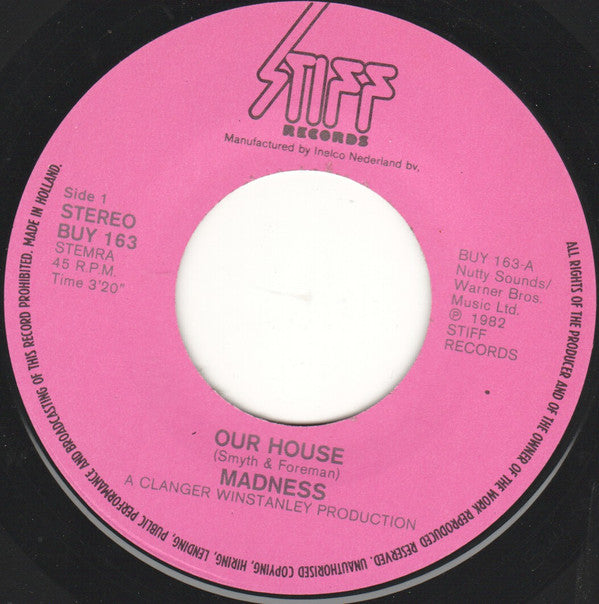 Madness : Our House (7", Single)