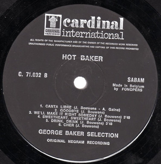 George Baker Selection : Hot Baker (LP)