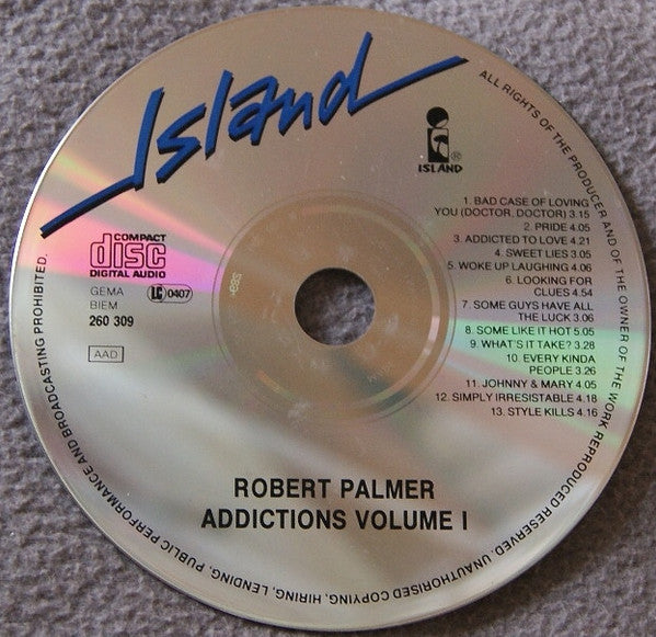 Robert Palmer : "Addictions" Volume I (CD, Comp)