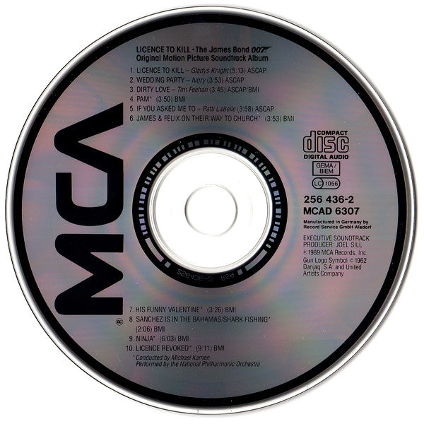 Various : Licence To Kill (The James Bond 007 Original Motion Picture Soundtrack Album) (CD, Album)