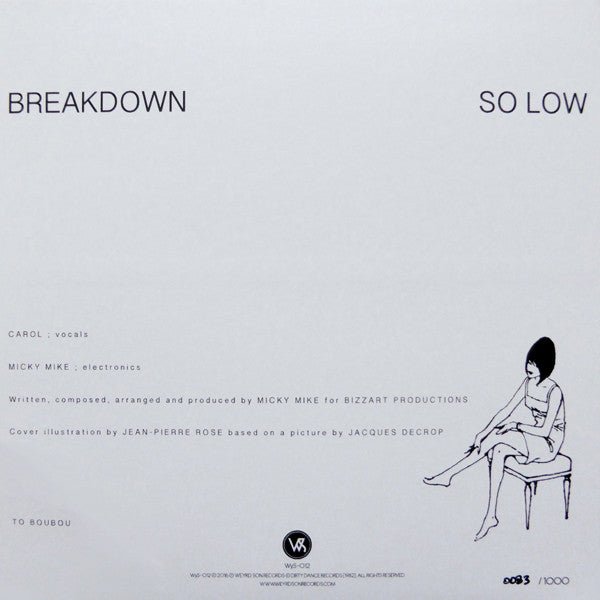 Carol : Breakdown  (7", Ltd, Num, RE, Whi)