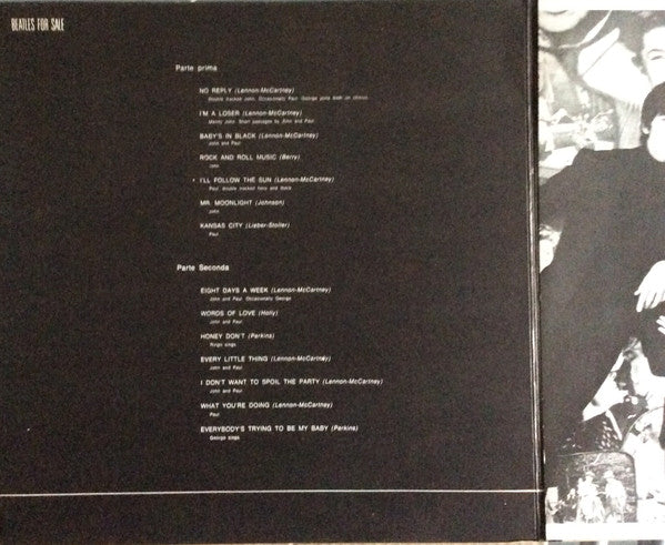 The Beatles : Beatles For Sale (LP, Album, RE, Bla)