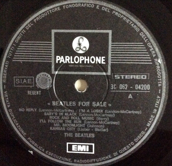 The Beatles : Beatles For Sale (LP, Album, RE, Bla)