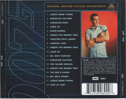 Monty Norman : Dr. No (Original Motion Picture Soundtrack) (CD, Album, RE, RM)