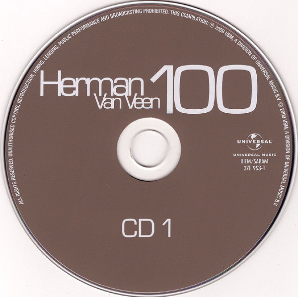 Herman van Veen : 100 (5xCD, Comp)