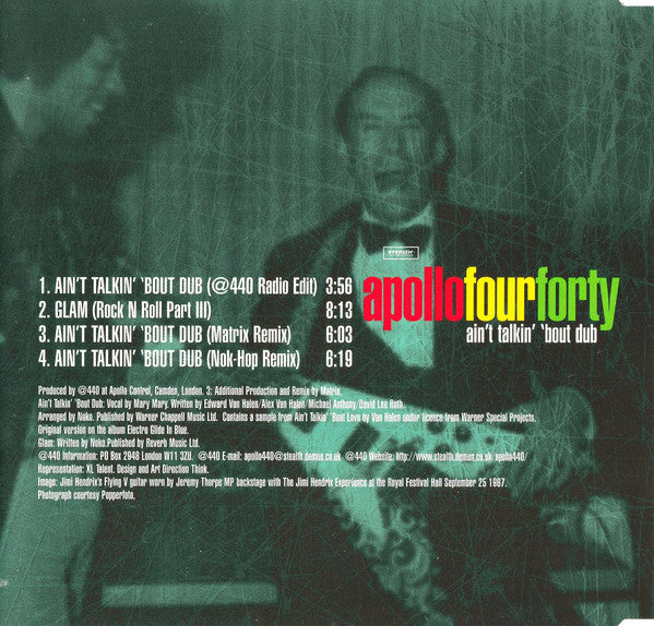 Apollo 440 : Ain't Talkin' 'Bout Dub (CD, Maxi)