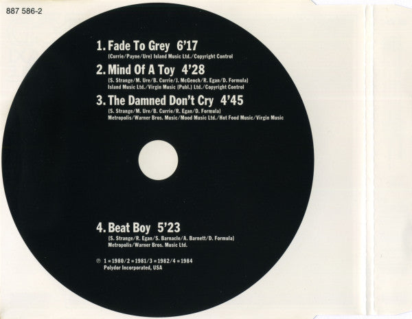 Visage : Fade To Grey (CD, Maxi)
