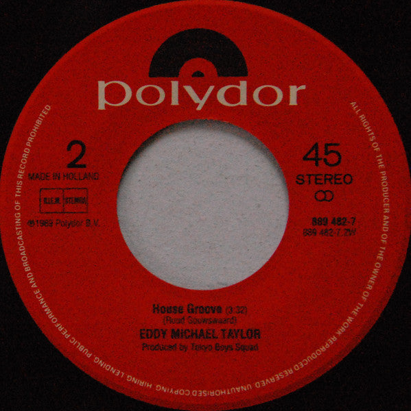 Eddy Michael Taylor : House Party (7")
