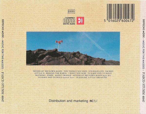 Depeche Mode : Music For The Masses (CD, Album)