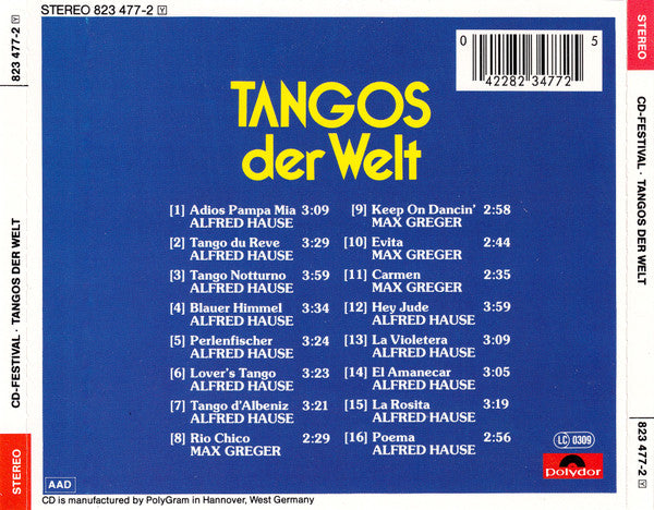 Various : CD-Festival • Tangos Der Welt (CD, Comp)