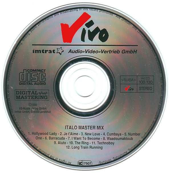 Various : Italo Master Mix Vol. 1 (CD, Comp)