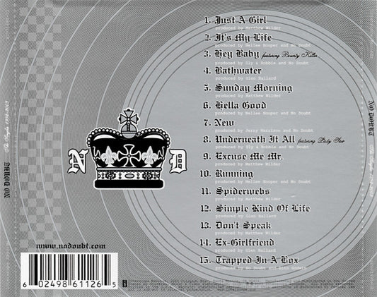 No Doubt : The Singles 1992 - 2003 (CD, Comp)