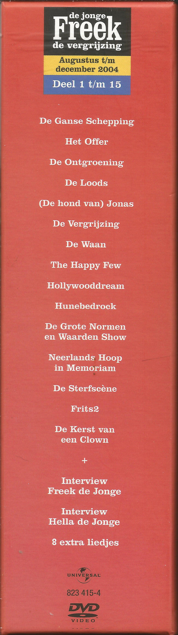 Freek de Jonge : De Vergrijzing (6xDVD-V, PAL + Box)