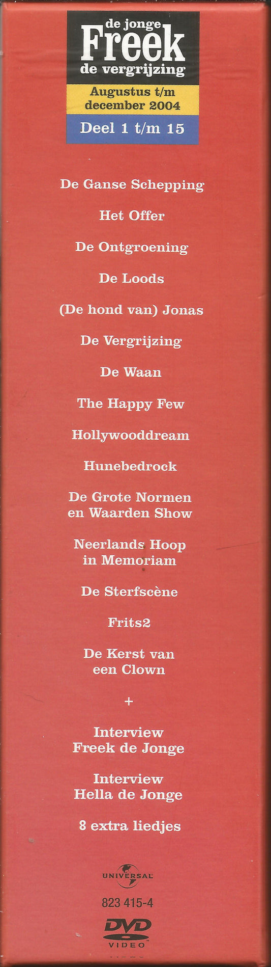Freek de Jonge : De Vergrijzing (6xDVD-V, PAL + Box)
