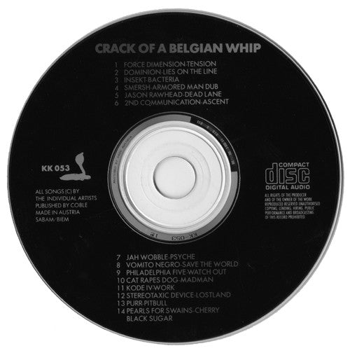 Various : Crack Of A Belgian Whip (CD, Comp)