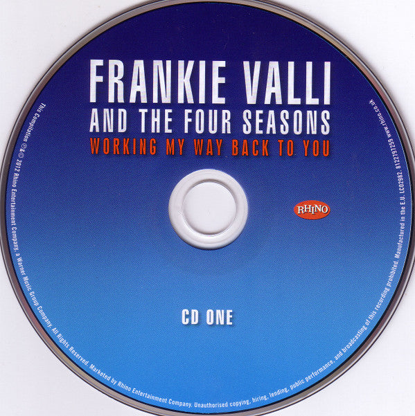 The Four Seasons : Working My Way Back To You (2xCD, Comp, Arv)