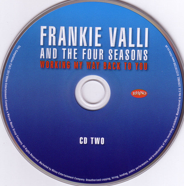 The Four Seasons : Working My Way Back To You (2xCD, Comp, Arv)