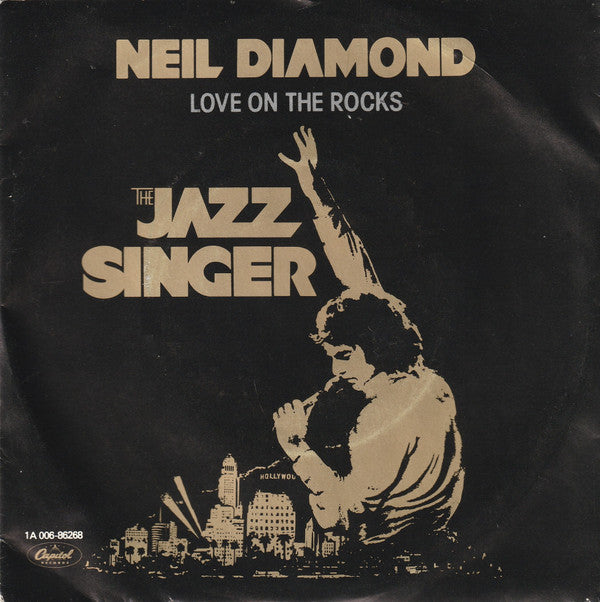 Neil Diamond : Love On The Rocks (7", Single)