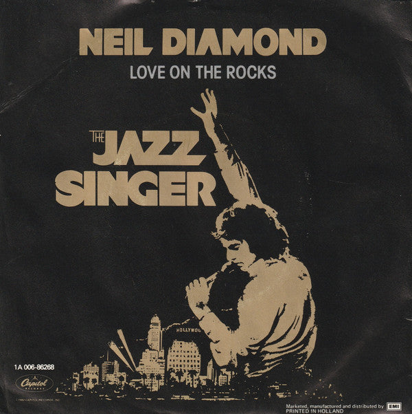 Neil Diamond : Love On The Rocks (7", Single)