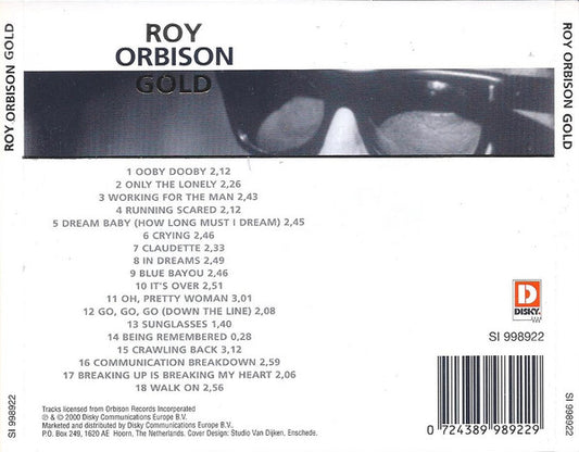 Roy Orbison : Roy Orbison Gold (CD, Comp)