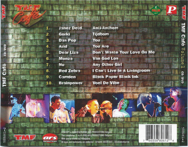 Various : TMF Café Volume 1 (CD, Comp + DVD, Comp)