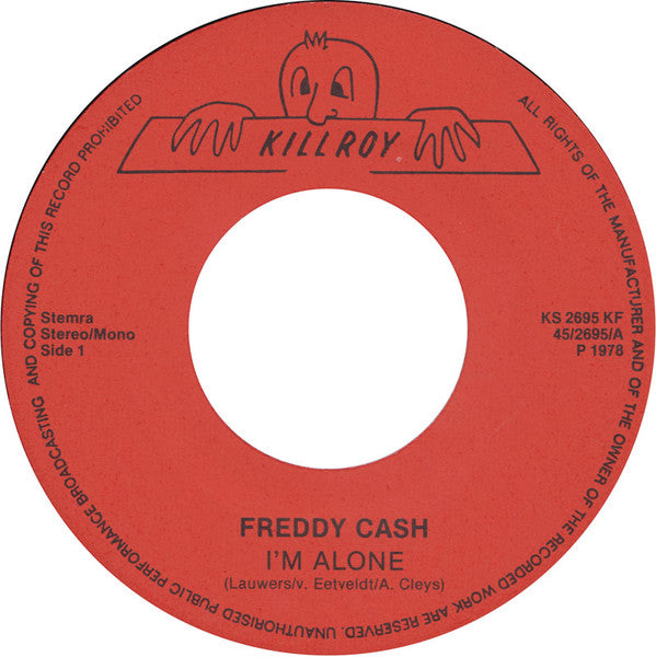 Freddy Cash : I'm Alone (7")