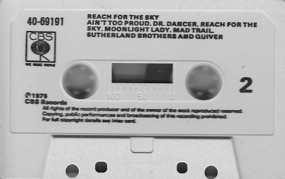 Sutherland Brothers & Quiver : Reach For The Sky (Cass, Album)