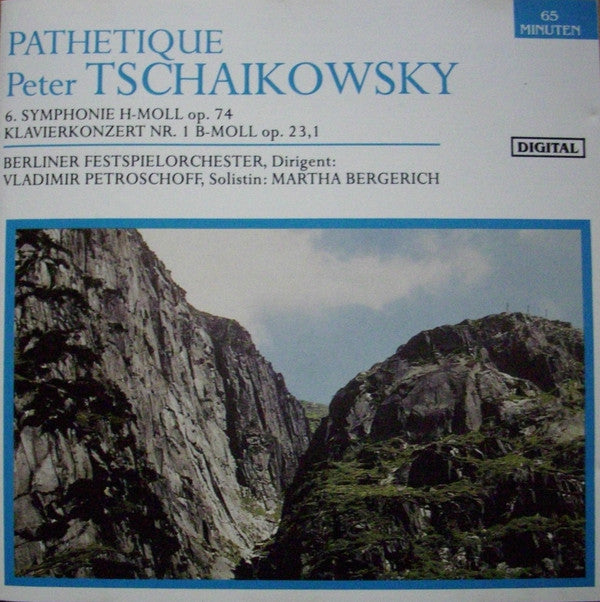 Pyotr Ilyich Tchaikovsky, Berliner Festspielorchester, Vladimir Petroschoff / Martha Bergerich : Pathetique (CD, Album)