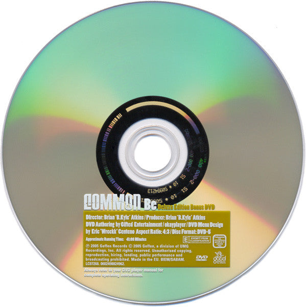 Common : Be (CD, Album, Dlx, Ltd + DVD-V)